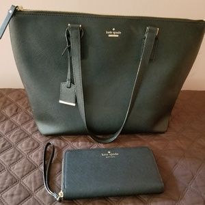 Kate Spade  Tote and wallet